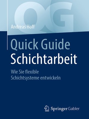 cover image of Quick Guide Schichtarbeit